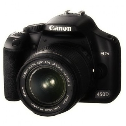 Цифр. фотокамера зеркальная Canon EOS 450D kit 18-55 IS